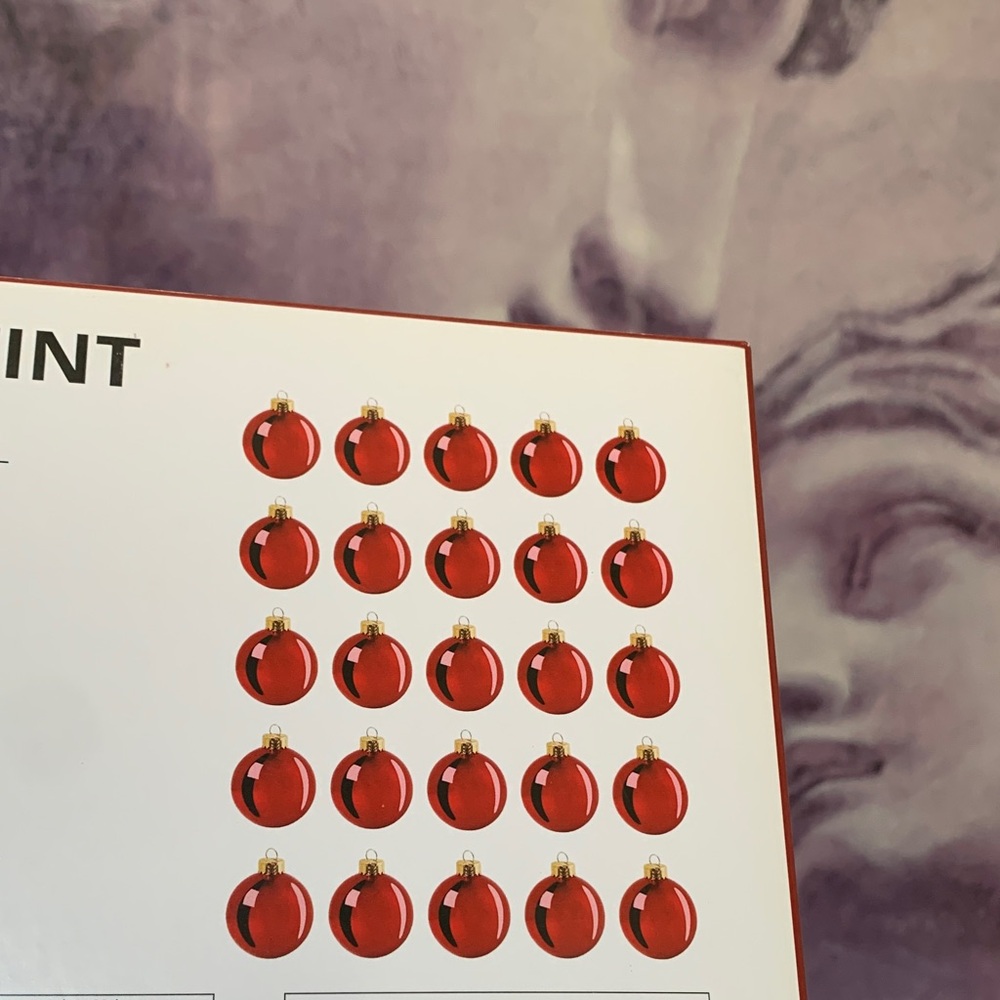 25 pc IKEA VINTERFINT Red Holiday round Christmas tree Ornaments • discontinued! - Picture 10 of 17